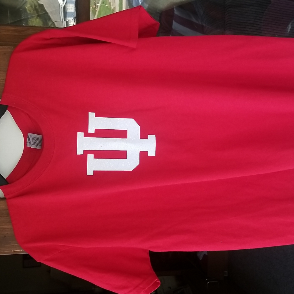IU HOOSIERS...2 sided glitzy t shirt